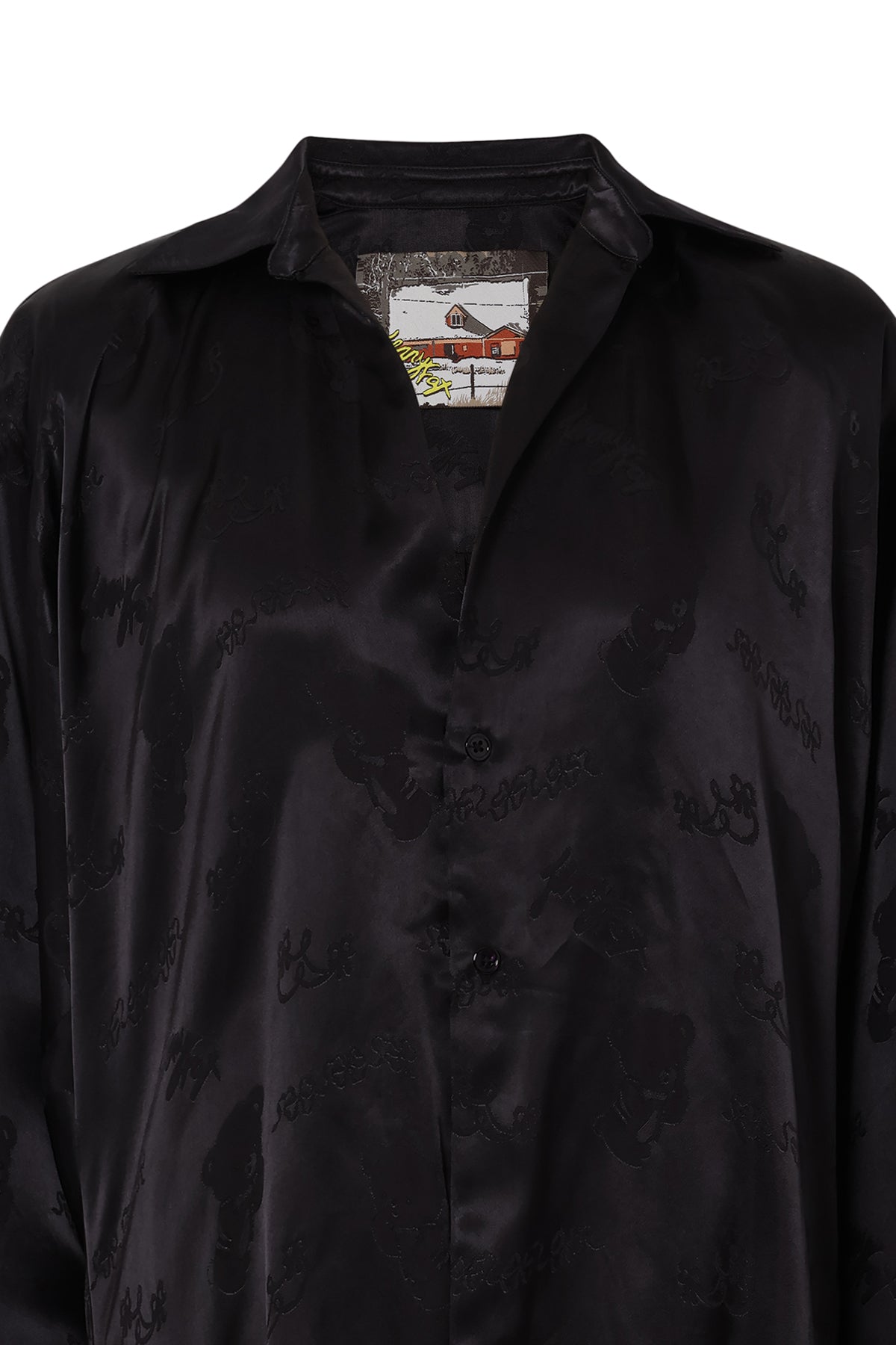 Jf Original Satin Blouse / Black