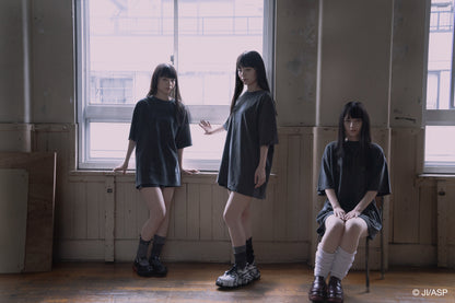 Tomie Washed Print T-Shirt / Black