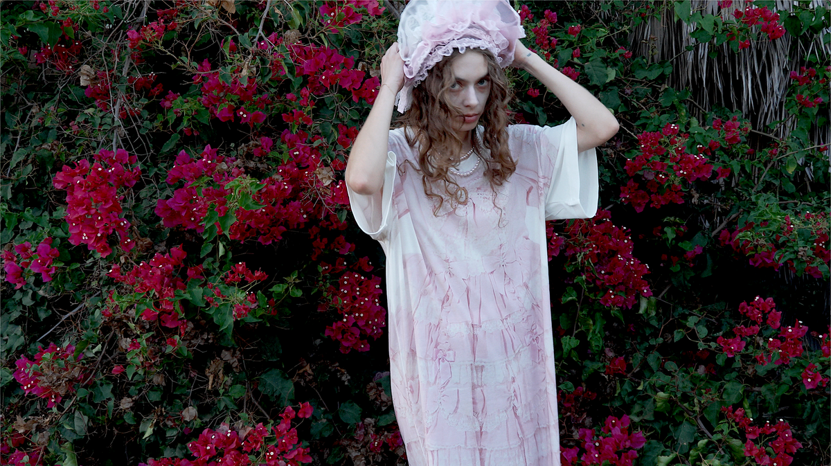 【SS27受注】Sweet Tiara Princess Dress Print / Pink / JFAPSS27T01