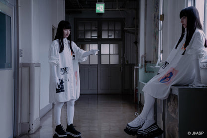 Tomie Patchwork Shirt / White