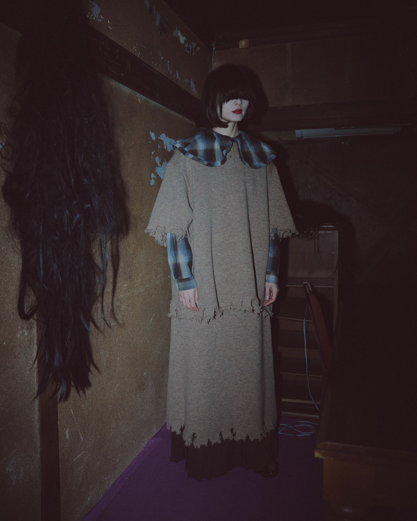 【AW26受注】Doll Collar Shirt / Brown / MSAW26B021