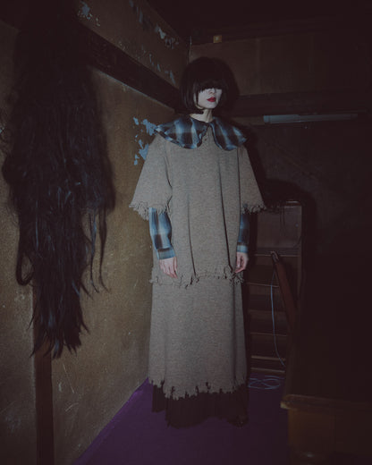 【AW26受注】Doll Collar Shirt / Brown / MSAW26B021