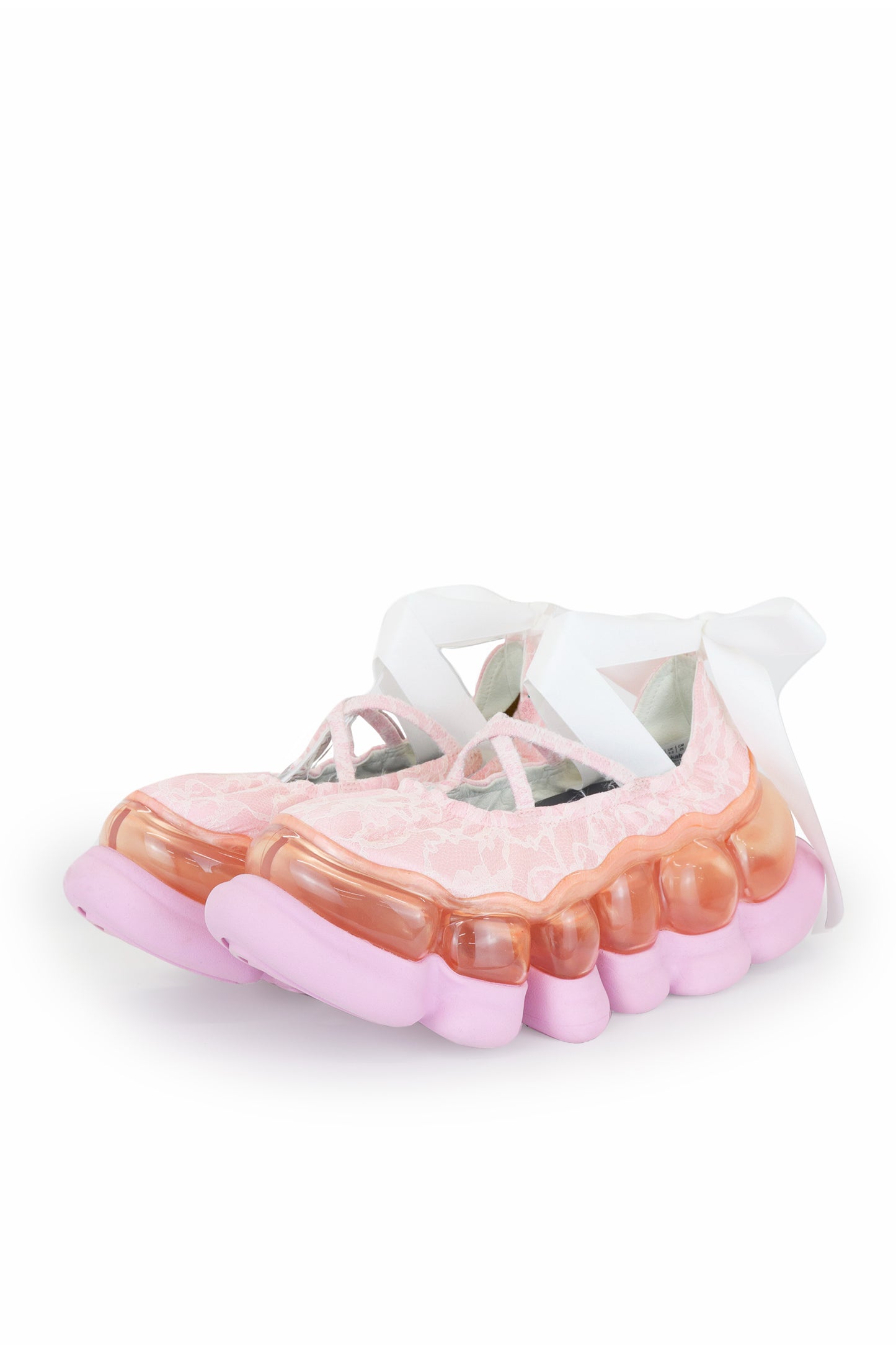 Jewelry Ark Lace Ballet Shoes Cloth Ribbon / Pink