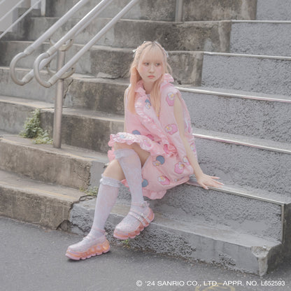 Quilting Liner Vest / Pink / Little Twin Stars x MIKIOSAKABE