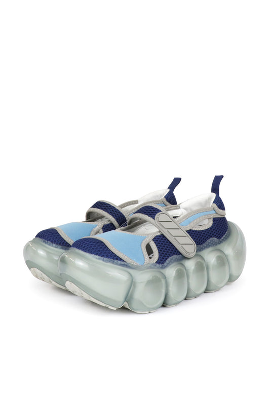 "Jewelry" Bubble Sandal Swimmer / Blue