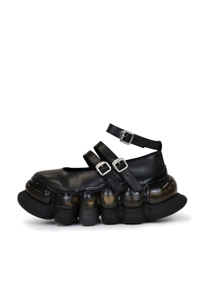 "Jewelry" Ark Three Straps Mary Jane / Black