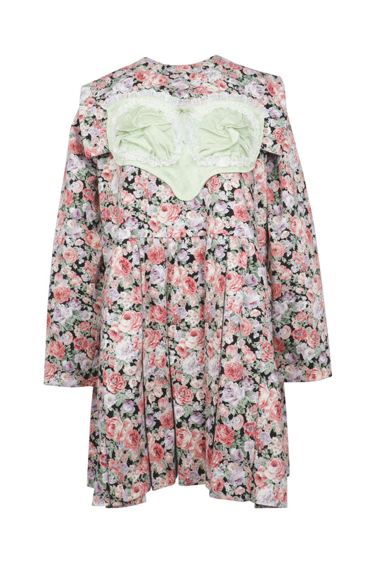 【AW26受注】Riri Dress Flower / Red / JFAW26D021