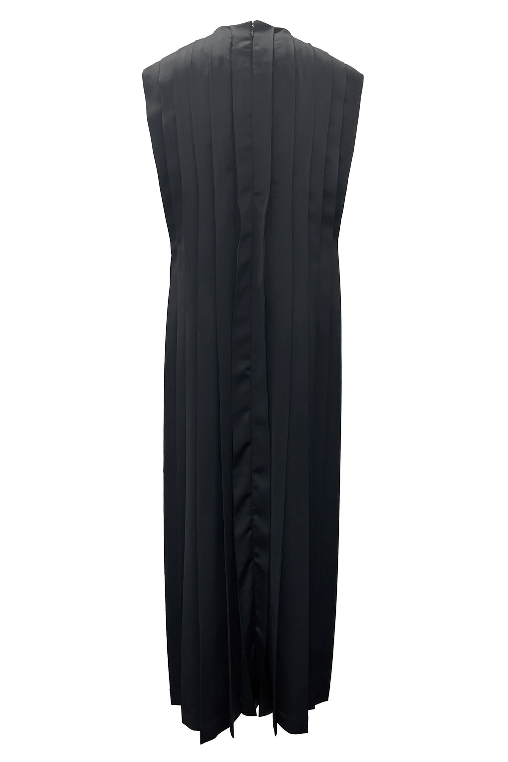 【24AW受注】Pleats Long Dress / Black / MSAW24D04