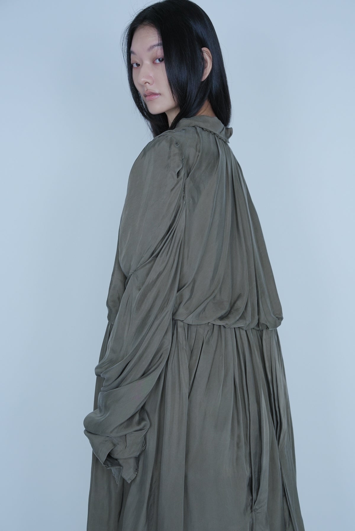 【SS27受注】Windy Dress / Khaki / MSS27D01