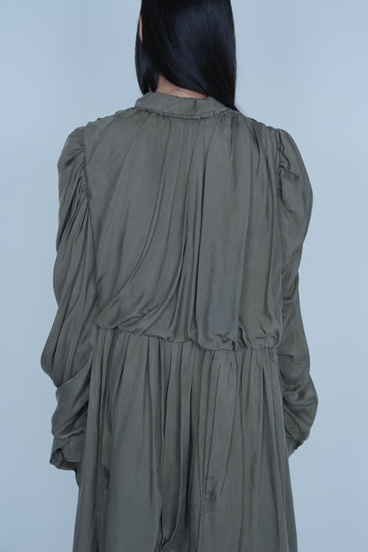【SS27受注】Windy Dress / Khaki / MSS27D01