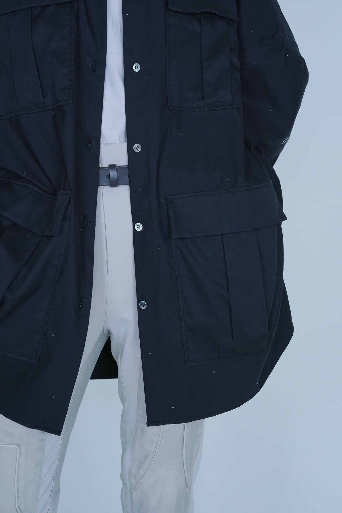 [SS27 Order] Box Shirt / Black / MSS27B061