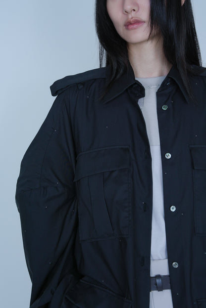 [SS27 Order] Box Shirt / Black / MSS27B061