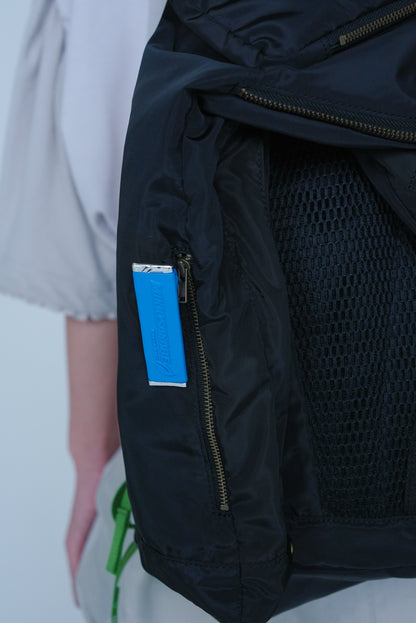 [SS27 Order] Twisted Backpack Ⅱ / Black / MSS27BAG01