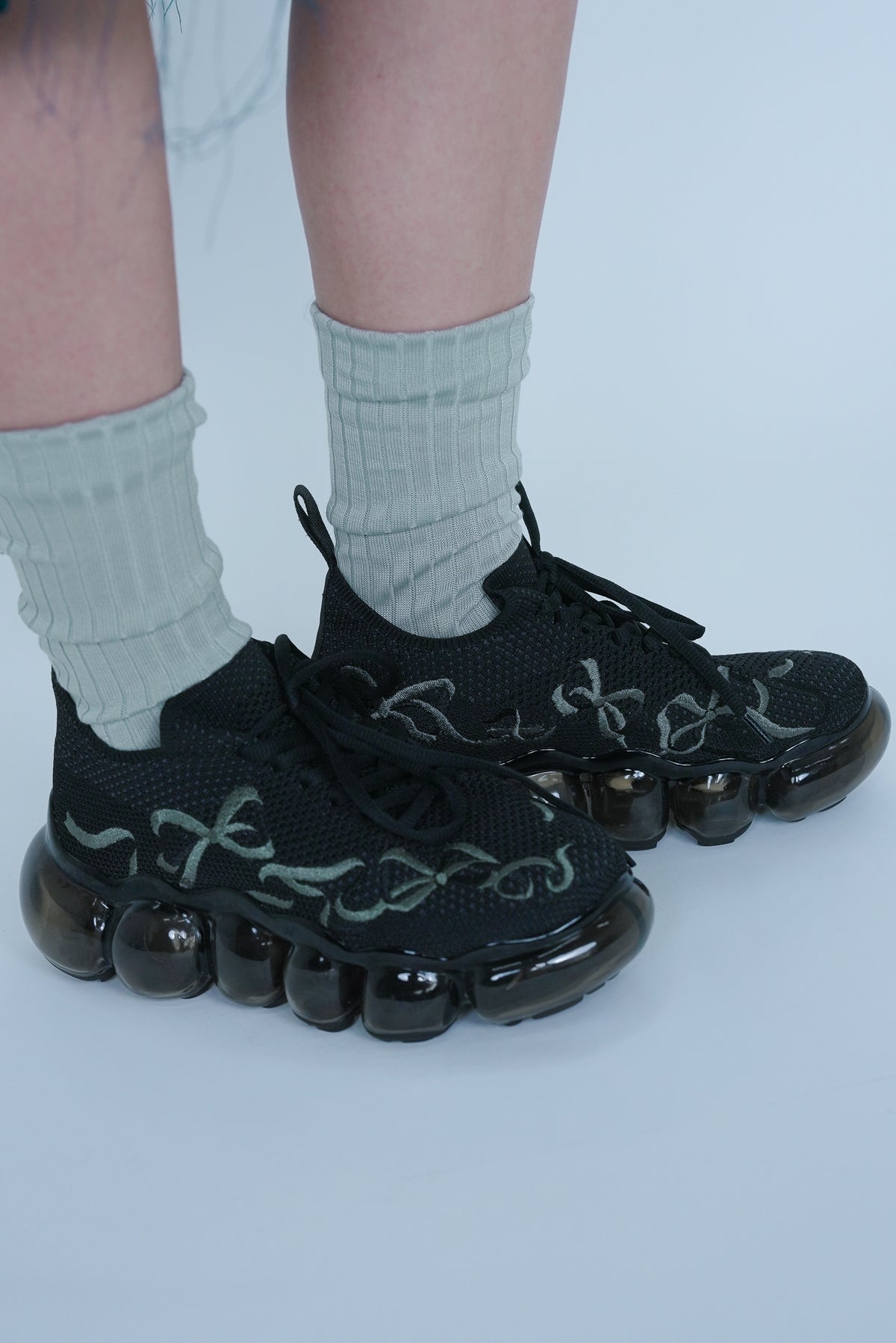 【SS27受注】Jewelry Ribbon Embroidery / Black / MSS27SH01