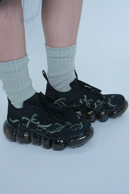 【SS27受注】Jewelry Ribbon Embroidery / Black / MSS27SH01