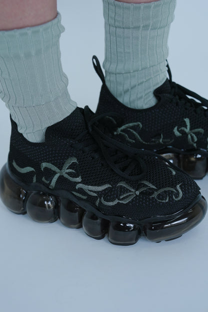 【SS27受注】Jewelry Ribbon Embroidery / Black / MSS27SH01