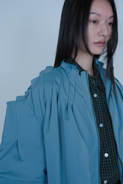 【SS27受注】Peak-Tuck Jacket / Ice Gray / MSS27JK05