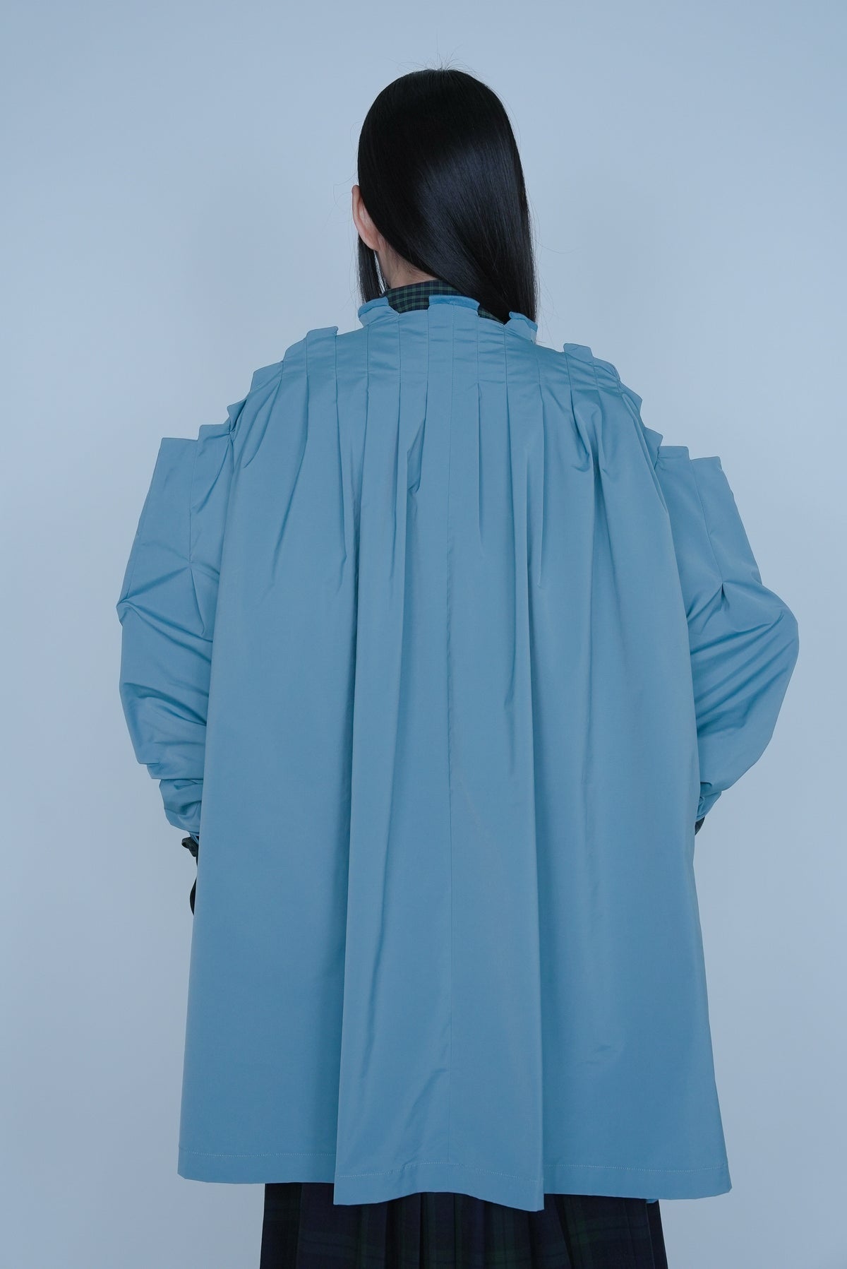 【SS27受注】Peak-Tuck Jacket / Ice Gray / MSS27JK05