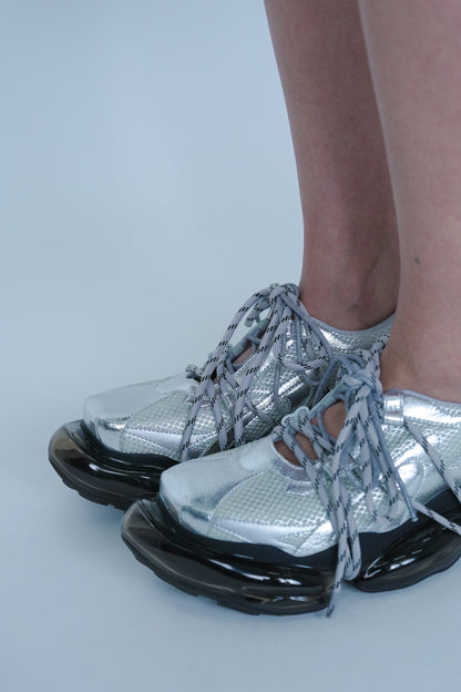 [SS27 Order] Mirage Ballet Sneaker / Silver / MSS27SH08