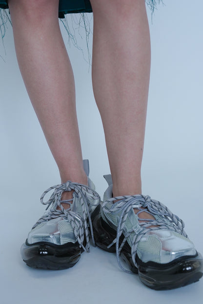 [SS27 Order] Mirage Ballet Sneaker / Silver / MSS27SH08