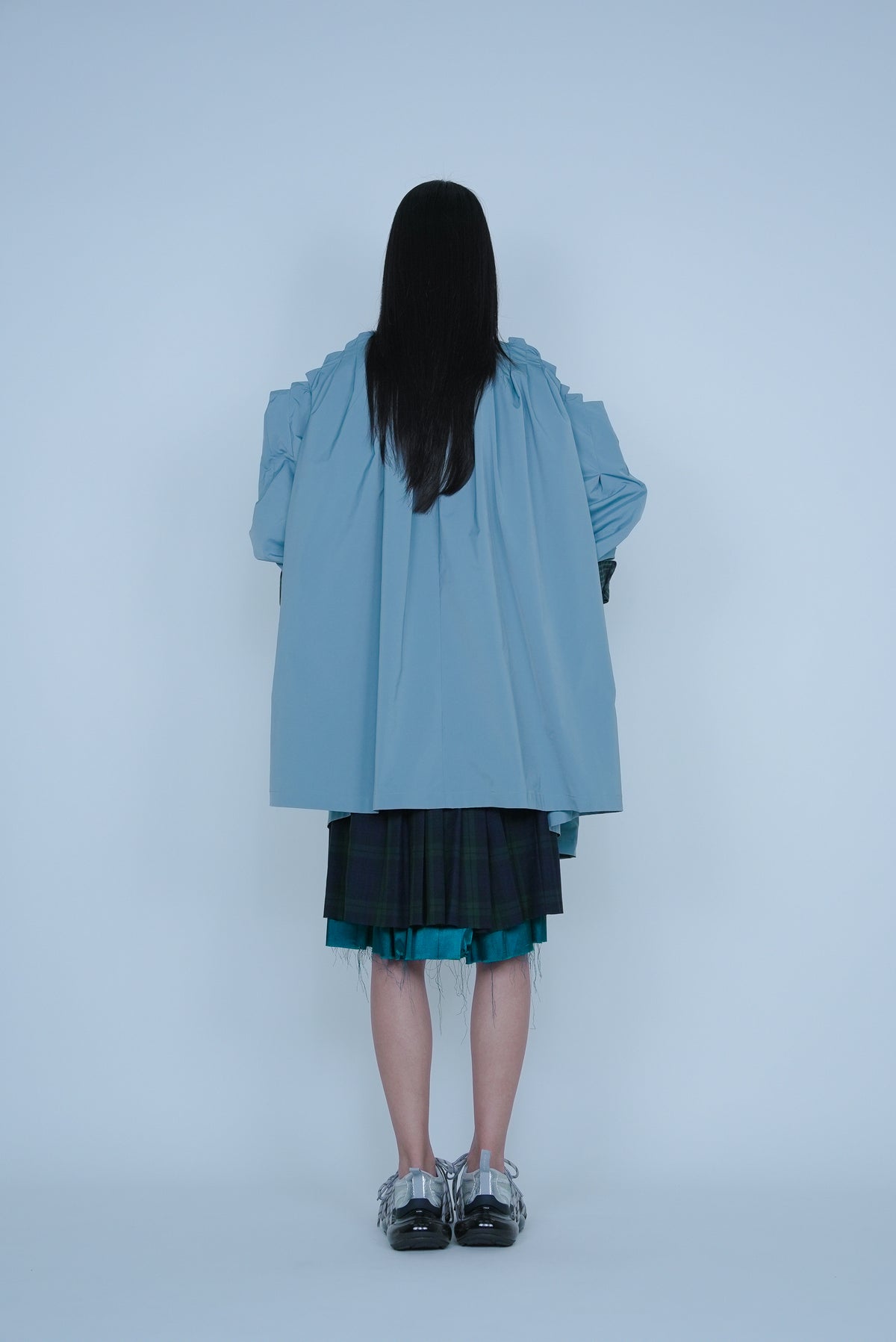 【SS27受注】Peak-Tuck Jacket / Ice Gray / MSS27JK05