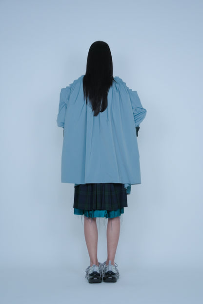 【SS27受注】Peak-Tuck Jacket / Ice Gray / MSS27JK05