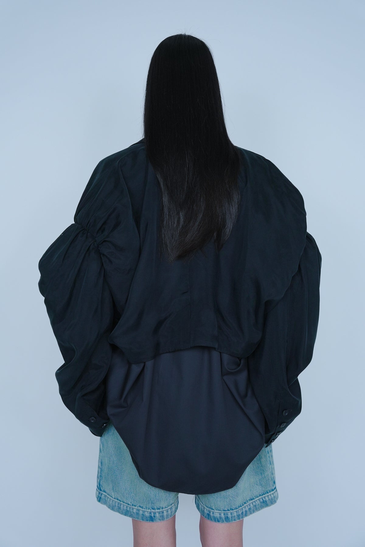 【SS27受注】Nami Collar Jacket / Black / MSS27JK031