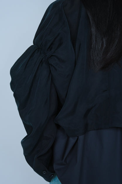 【SS27受注】Nami Collar Jacket / Black / MSS27JK031