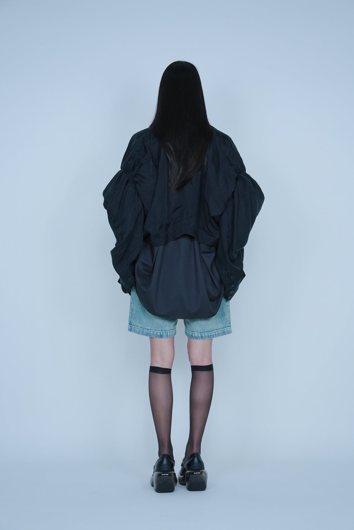 【SS27受注】Nami Collar Jacket / Black / MSS27JK031