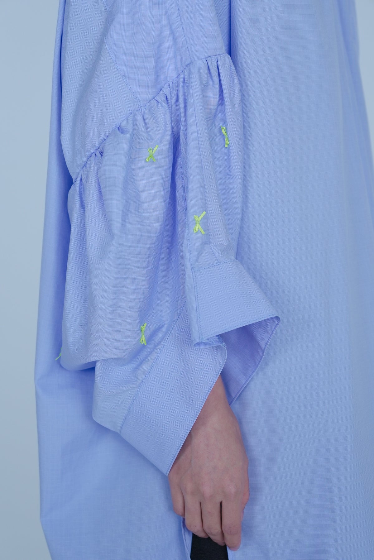 【SS27受注】Little Trick Shirt / Blue Check / MSS27B042
