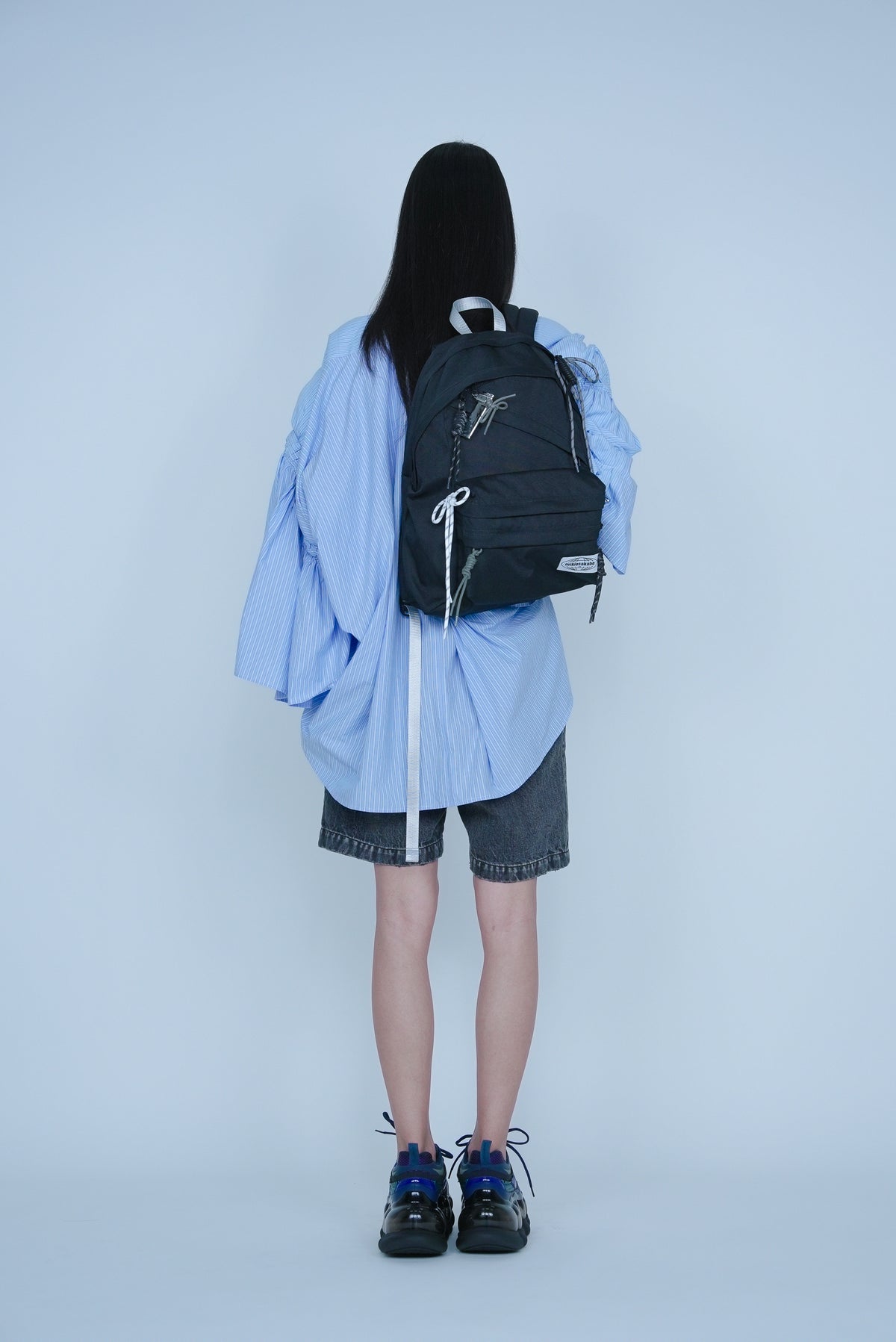 【SS27受注】Double Puff Sleeve Shirt / Blue / MSS27B02