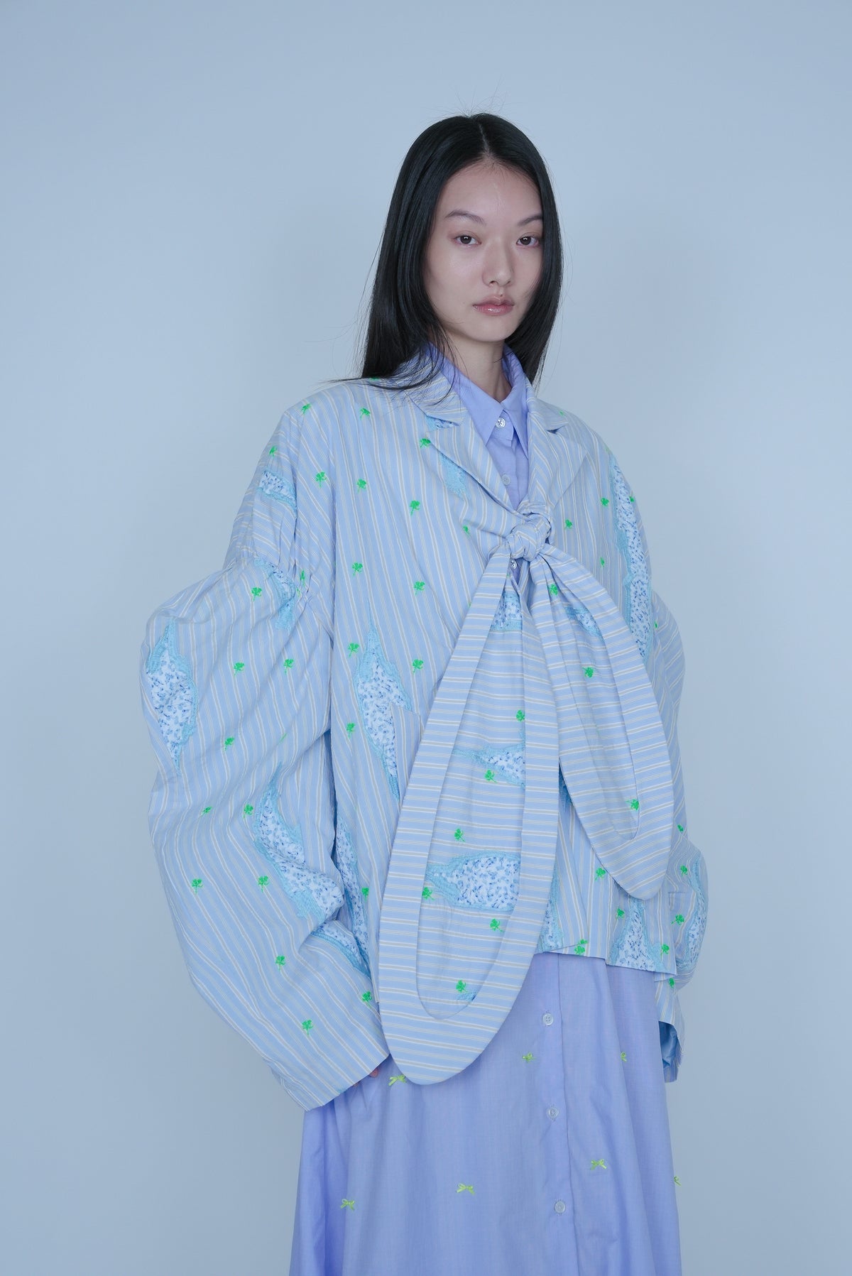 【SS27受注】Rabbit Collar Jacket / Blue / MSS27JK012