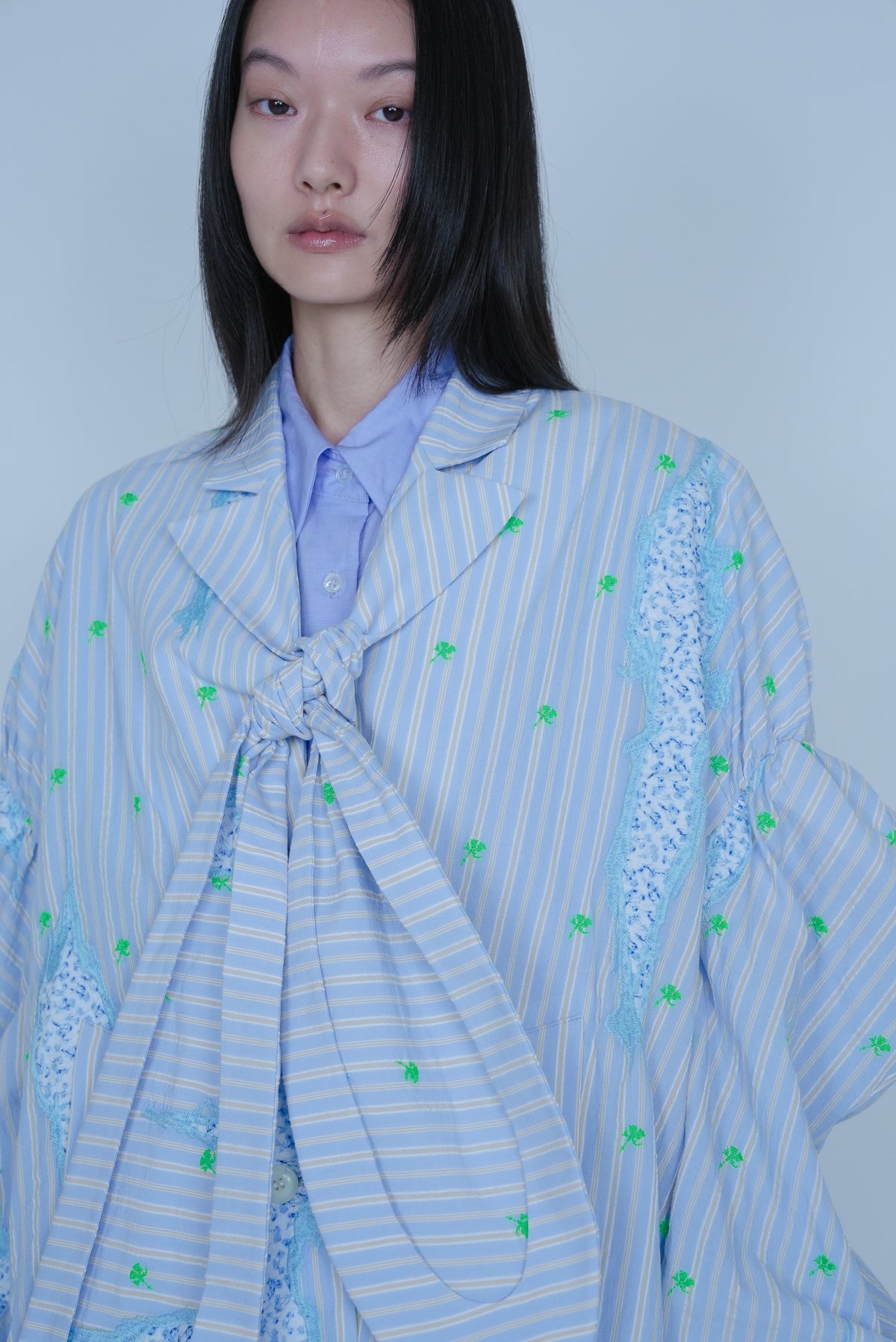 【SS27受注】Rabbit Collar Jacket / Blue / MSS27JK012