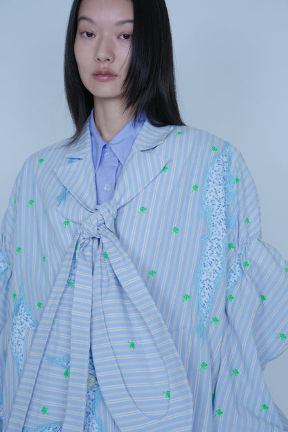 【SS27受注】Rabbit Collar Jacket / Blue / MSS27JK012