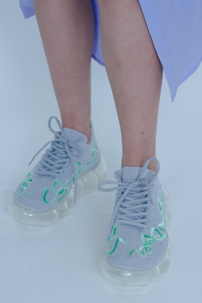 【SS27受注】Jewelry Ribbon Embroidery / Gray / MSS27SH01