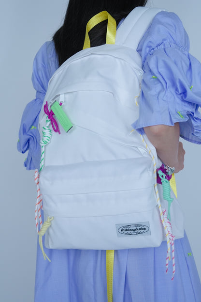 【SS27 Order】Confusing Back Pack / White / MSS27BAG02