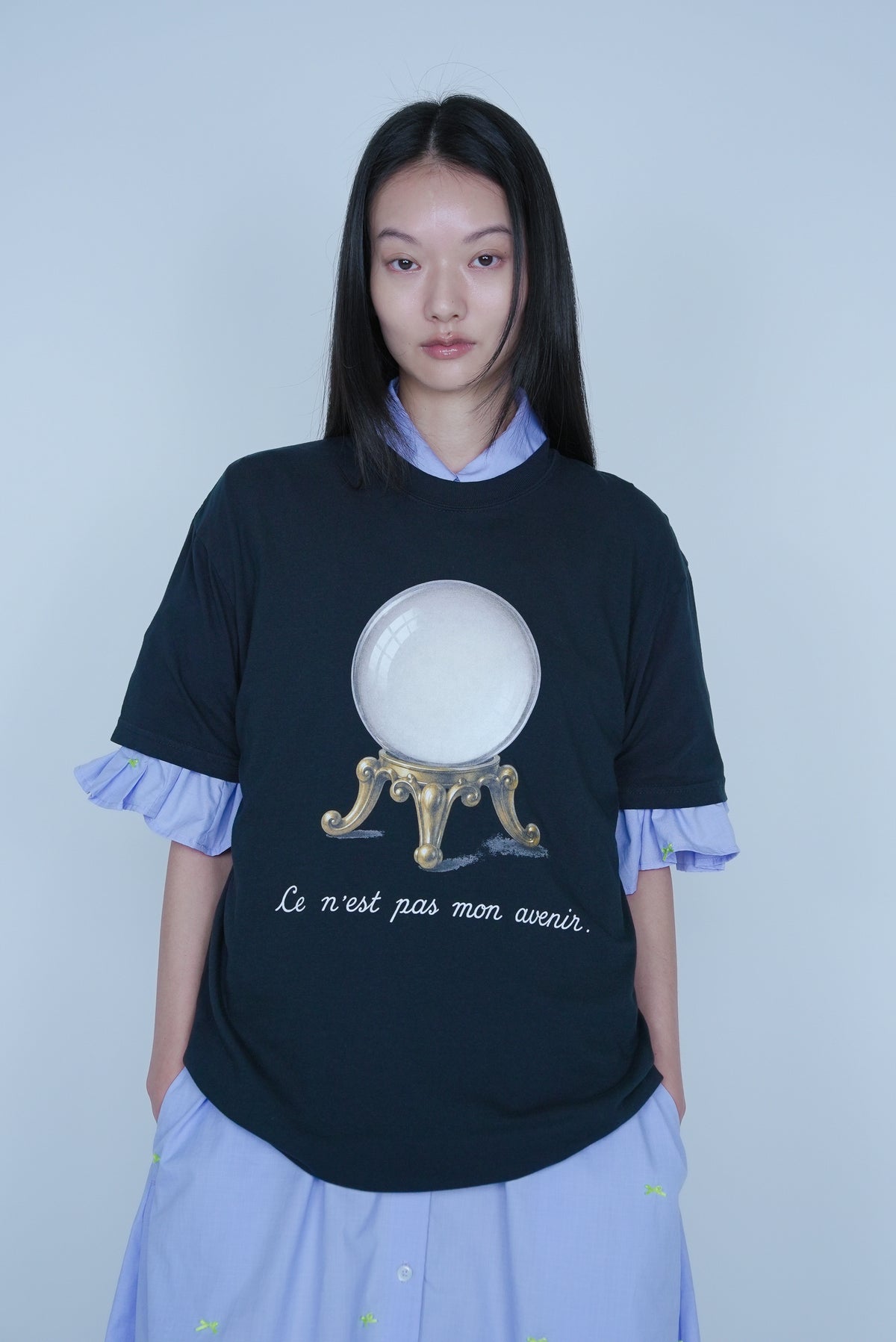 [SS27 Order] Crystal Ball T-Shirt / Black / MSS27T03