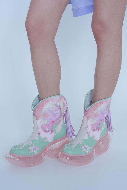 【SS27受注】Marfa Western Boots / Pink / MSS27SH11