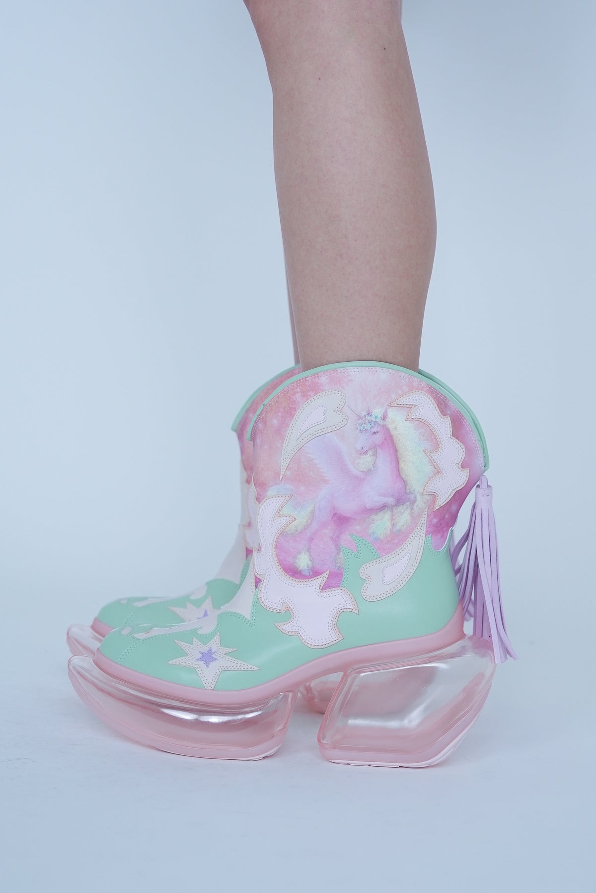 【SS27受注】Marfa Western Boots / Pink / MSS27SH11