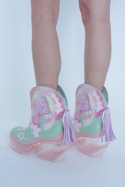 【SS27受注】Marfa Western Boots / Pink / MSS27SH11