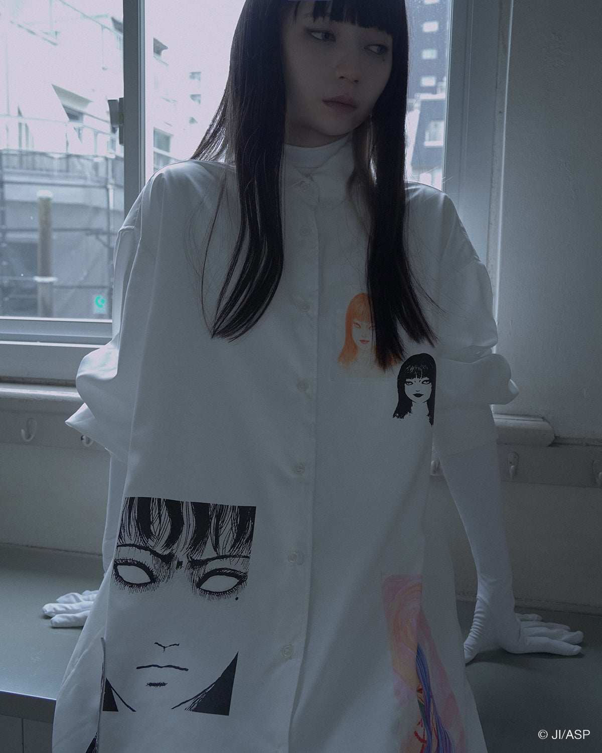 Tomie Patchwork Shirt / White – MIKIOSAKABE & JennyFax