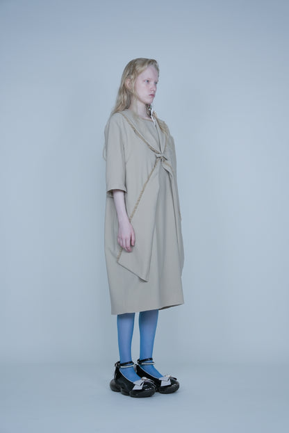 【SS27 Order】Wind Dress / Beige / JFSS27D03