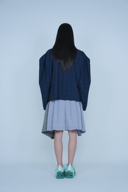 [SS27 Order] Bug Pleats Skirt / Brown / MSS27S03