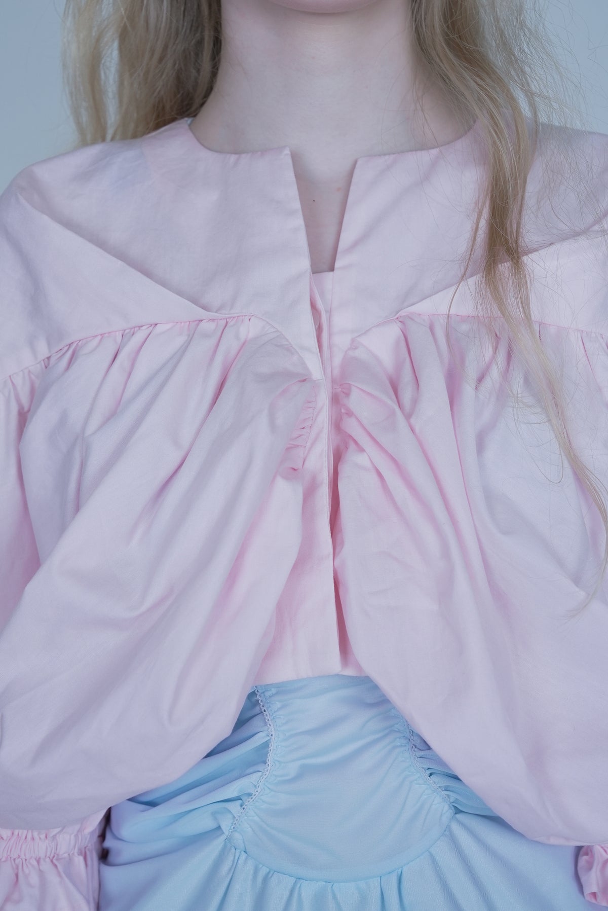【SS27受注】High 5 Puff Blouse / Pink / JFSS27B021
