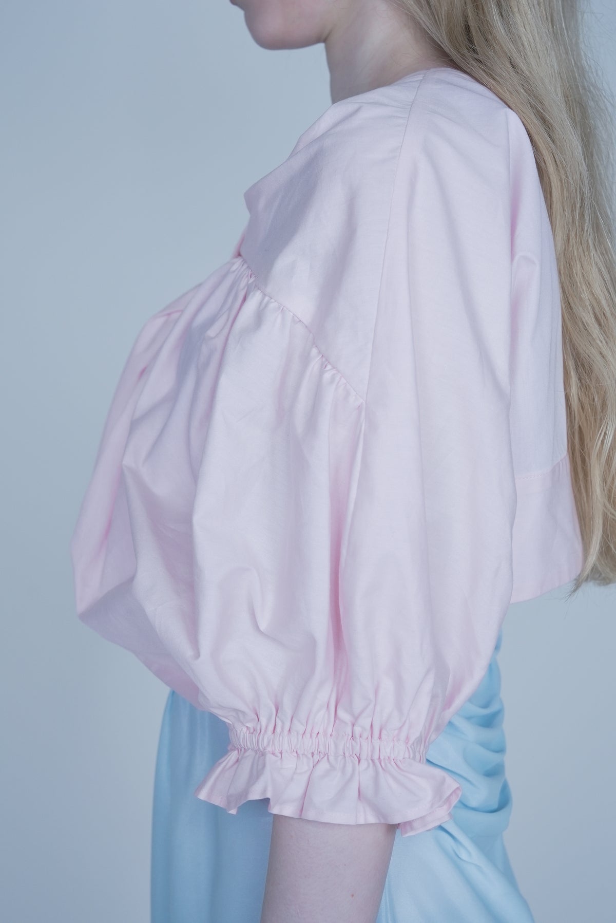 【SS27受注】High 5 Puff Blouse / Pink / JFSS27B021