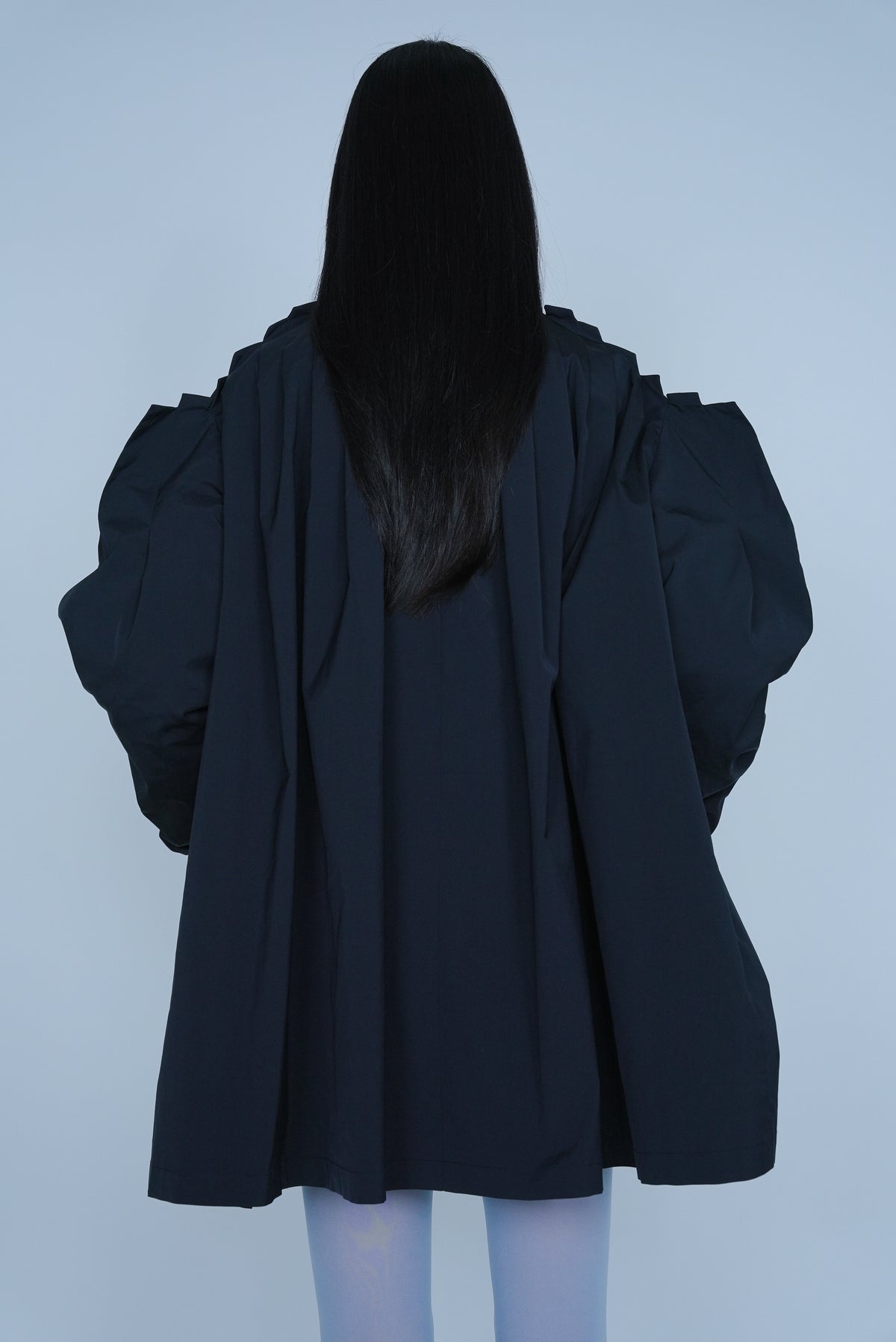 [SS27 Order] Peak-Tuck Jacket / Black / MSS27JK05