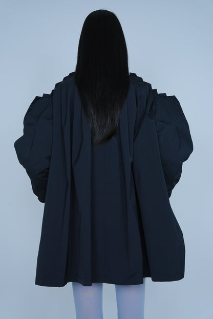 [SS27 Order] Peak-Tuck Jacket / Black / MSS27JK05