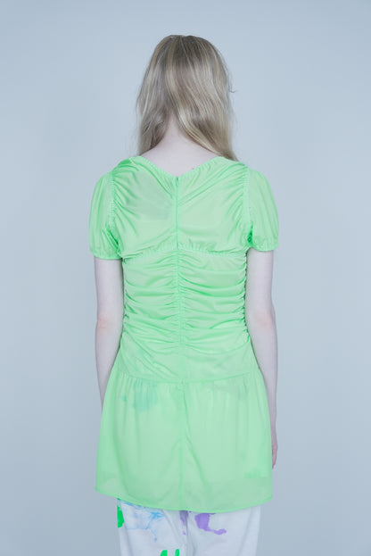 【SS27受注】Nickers Dress / Neon Green / JFSS27D04
