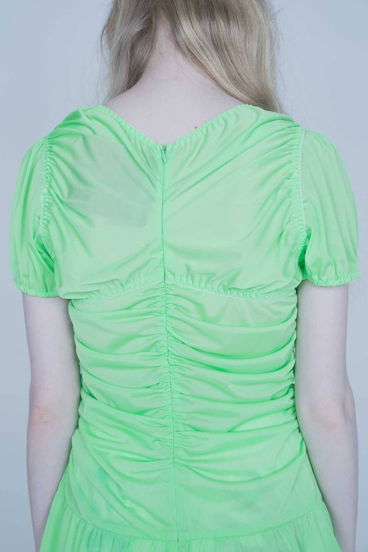 【SS27受注】Nickers Dress / Neon Green / JFSS27D04