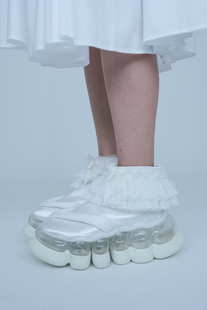 【SS27 Order】Jewelry Ark Lace Tabi / White / MSS27SH04